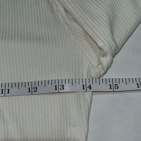 SHEIN Long Sleeve Collared Ribbed Crop Top X-Small - Picture 5 of 7